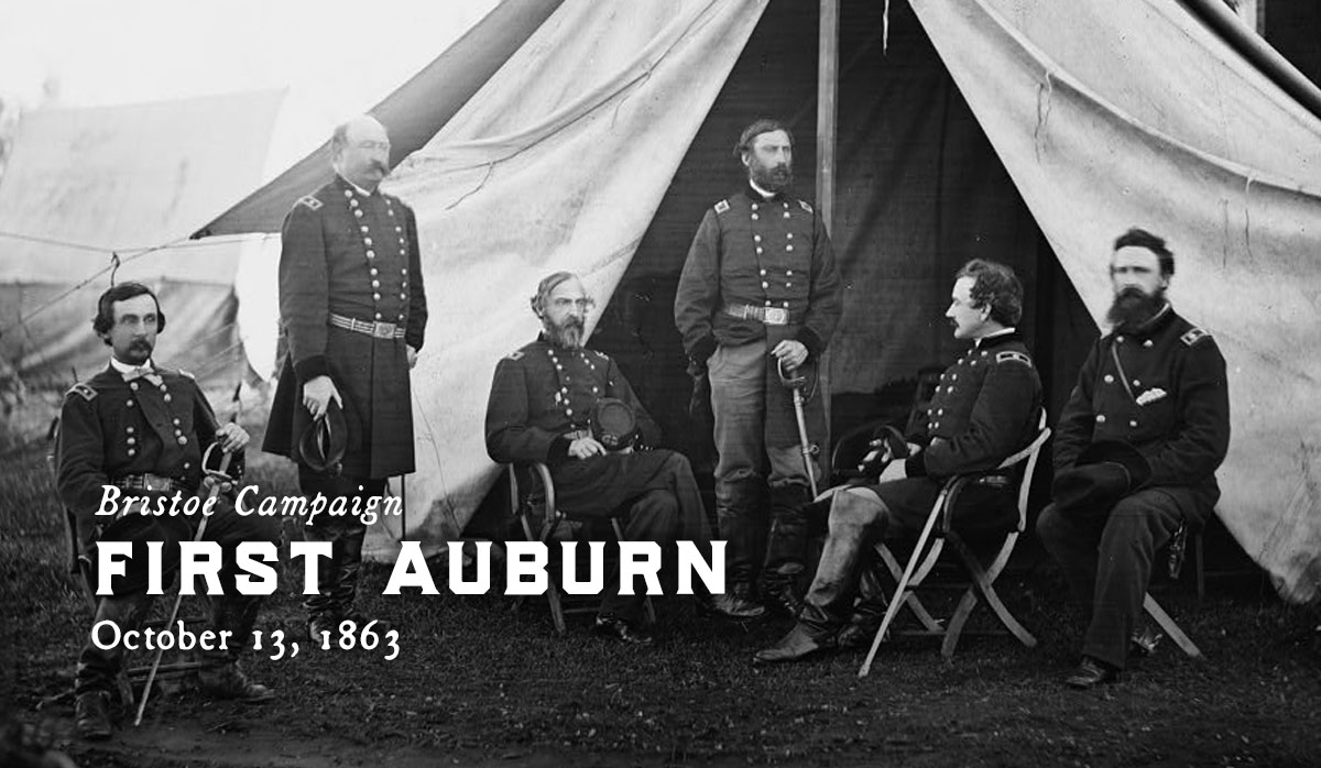 First Battle of Auburn, 1863, Bristoe Campaign, Union Generals, LOC
